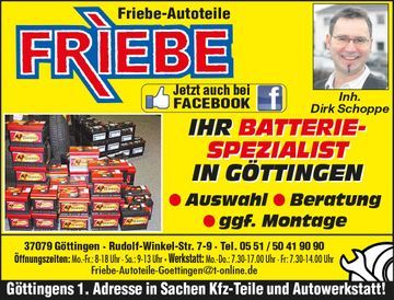 Anzeige Friebe Autoteile